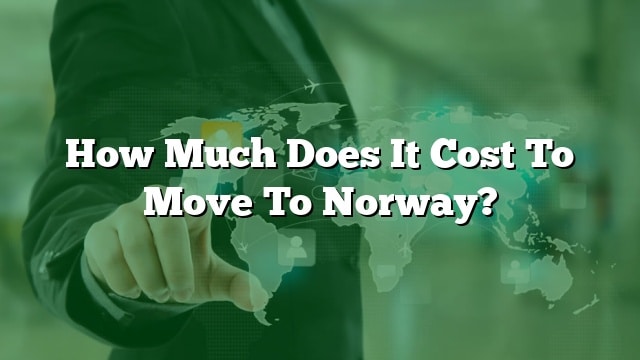 cost of travel to norway