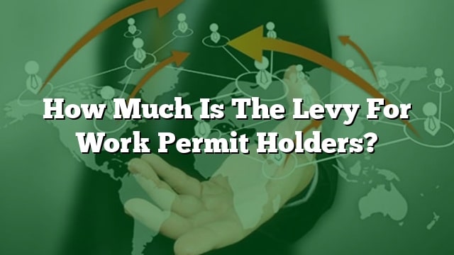 Berapakah Kadar Levi Bagi Pemegang Permit Kerja berapakah-kadar-levi-bagi-pemegang-permit-kerja