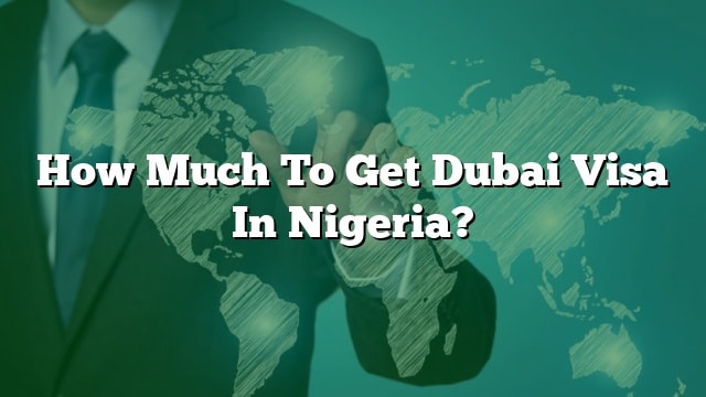 how to get dubai tourist visa from nigeria