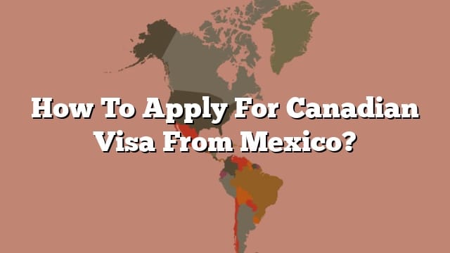 travel to mexico with canada visa