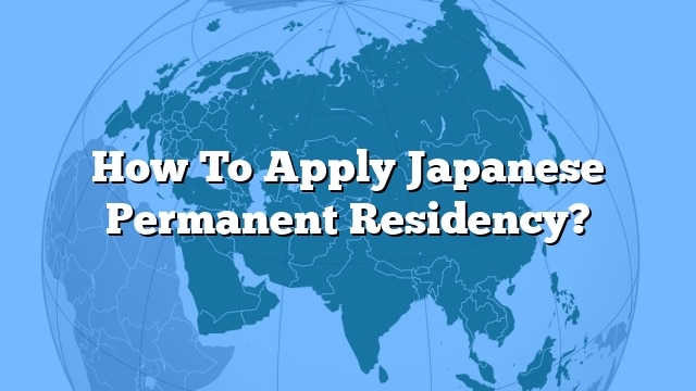 japan permanent residency essay
