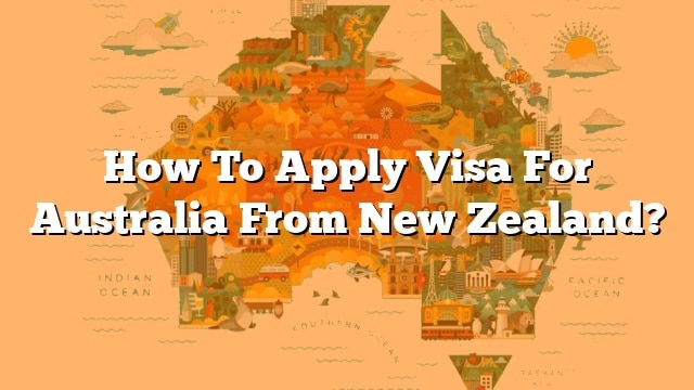 australian tourist visa from nz