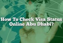 How To Check Visa Status Online Abu Dhabi?