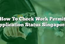 How To Check Work Permit Application Status Singapore?