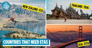 6 دول تحتاج جوازات سفر سنغافورة لتصريح ETA أو ESTA