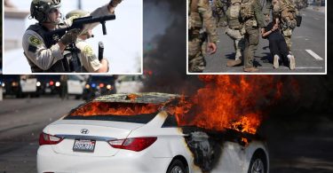 تدَّعي وزارة الأمن الداخلي أن شرطة لوس أنجلوس انتظرت ساعتين للاستجابة للاحتجاجات ضد مداهمات الهجرة
