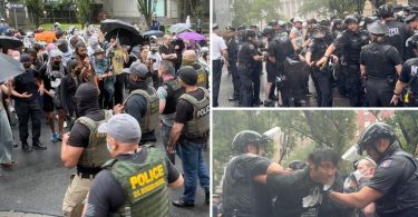 خمسة معتقلين في نيويورك بعد اشتباك نحو 100 متظاهر مع القوات الفيدرالية