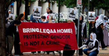 محامو المتظاهرة الفلسطينية المحتجزة من قبل ICE خارج دالاس يجادلون من أجل إطلاق سراحها